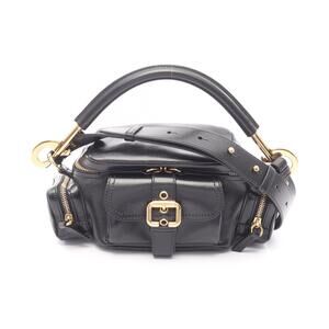 Chloe Camera Handbag Leather Black